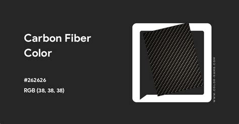 carbon fiber color hex code