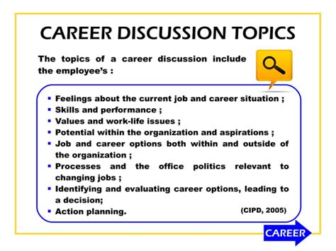career development discussion questions and answers pdf