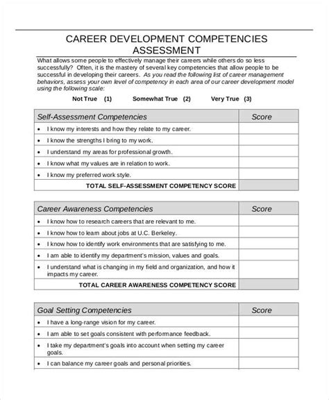 career development questions for students
