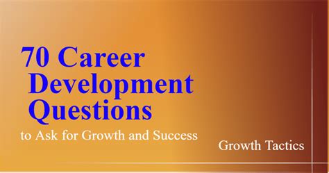 career development questions to ask leaders