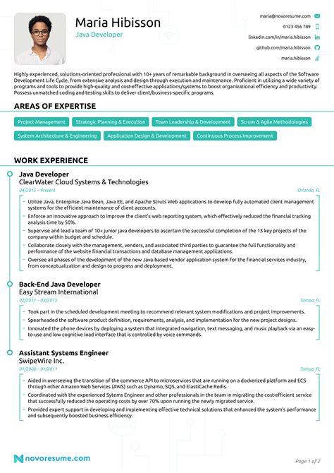 career objective for java developer fresher