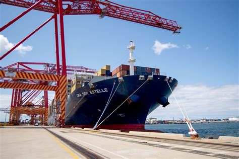 cargo ship at port