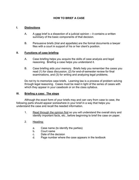 case note summary examples