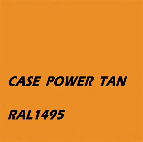 case power tan paint code