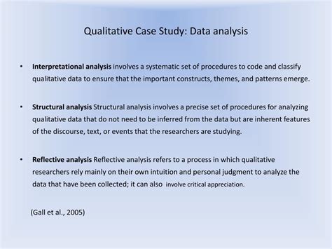 case study data analysis techniques