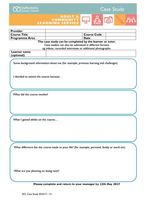 case study format for school students