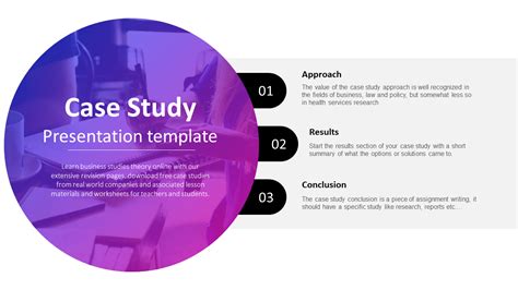 case study presentation template free