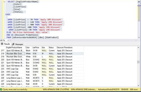 case when null sql server