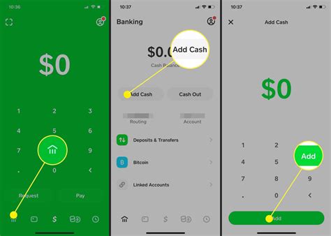 Cash App savings account linking