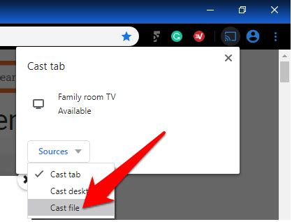 cast file to chromecast