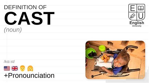 cast meaning in english with example