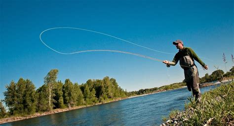 casting a fishing line