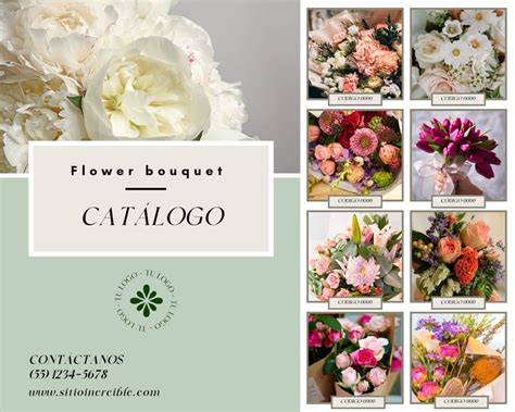 Cat Logo De Flores