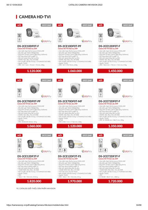 Catalog Camera Hikvision