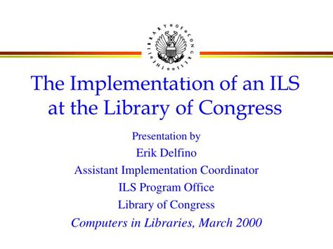Catalog Library Of Congress Ils Authentication