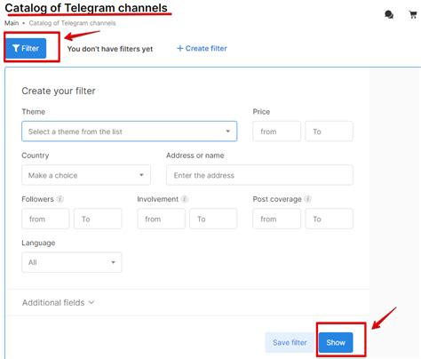 Catalog Of Telegram Channels