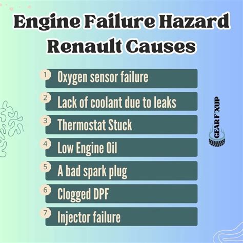 causes of engine failure