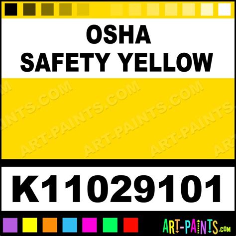 caution yellow paint code
