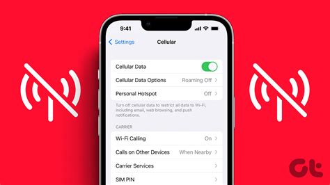 cellular data not working while on call iphone