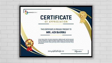 Certificate Design Template