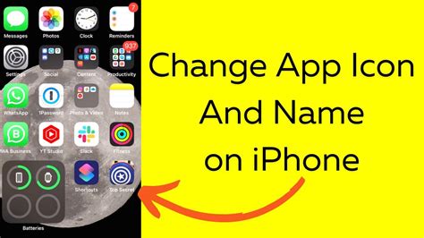 change app icon and name