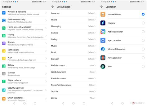 change app launcher android