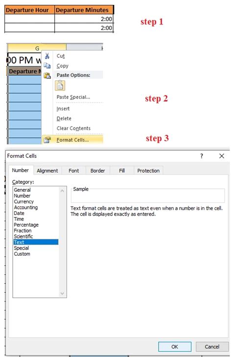 change data type in excel cell