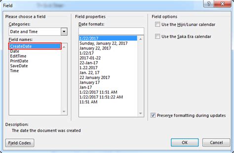 change default date format in word