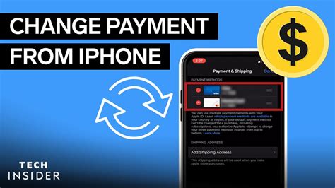 change default payment method on iphone