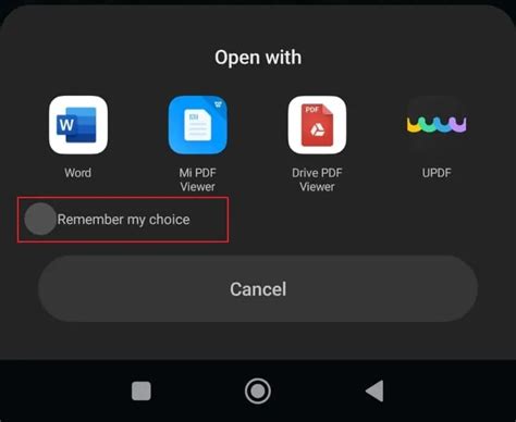 change default pdf viewer android oneplus