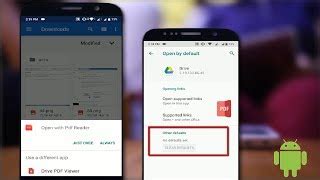 change default program to open pdf android phone