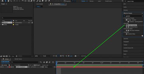 change gradient direction after effects