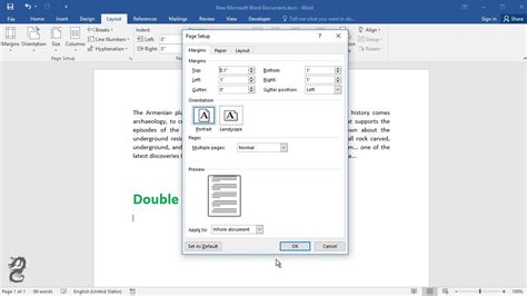 change header size in word
