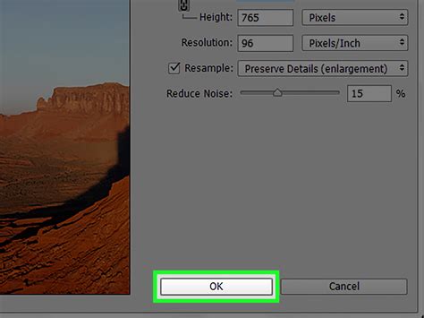 change image size and resolution in photoshop