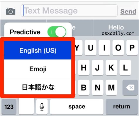 change language keyboard on iphone