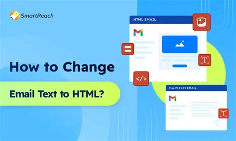 change message from plain text to html