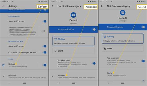 change notification sound for text messages android