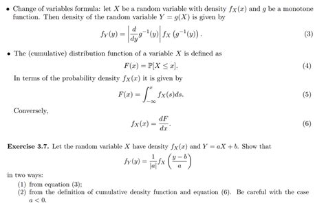 change of variables formula for probability density functions