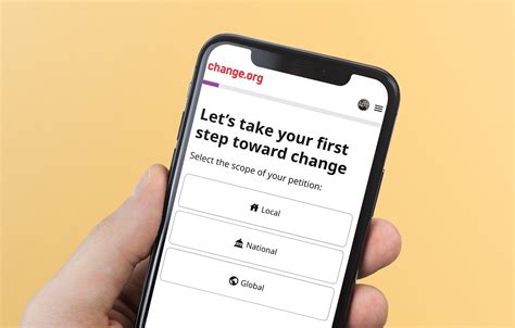 Change Org Petition Template