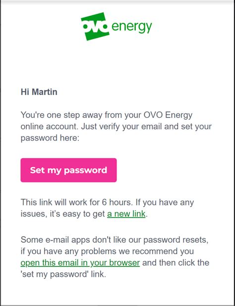 Change OVO Password