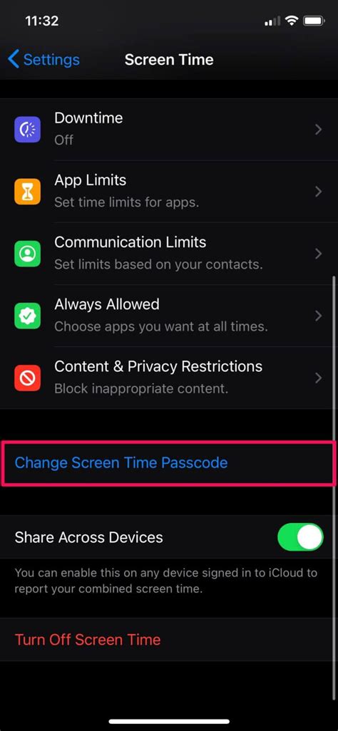 change passcode time on iphone