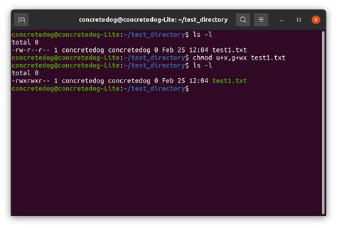 change permission linux