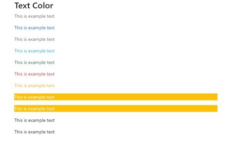 change text color on hover bootstrap