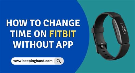 change time display on fitbit