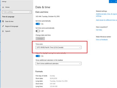 change time on windows server 2022