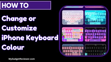 change your iphone keyboard color