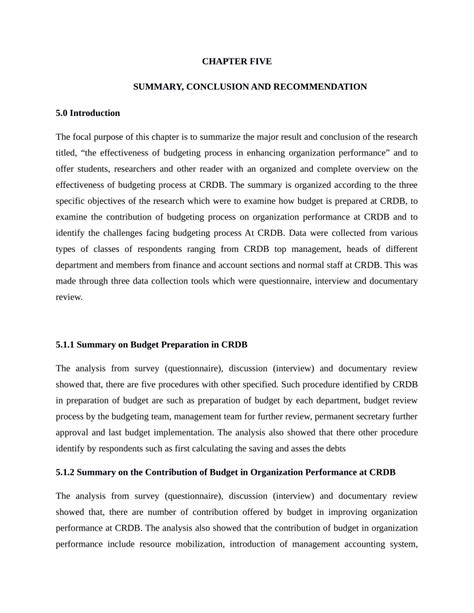 chapter 5 conclusion and recommendation in research example