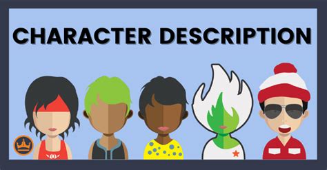 character description book examples