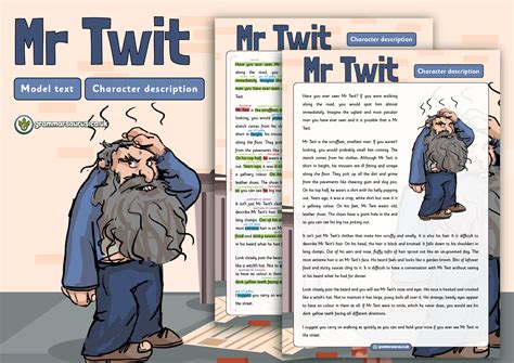 character description examples year 3
