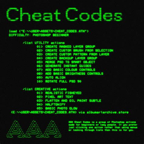 cheat code for game